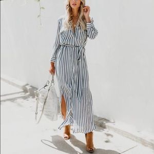 VICI - Gemini Striped Convertible Dress